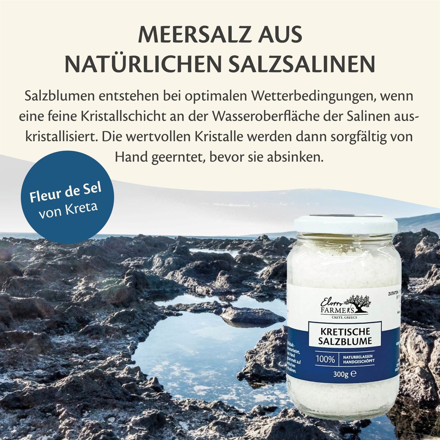 Fleur del Sel von Kreta
