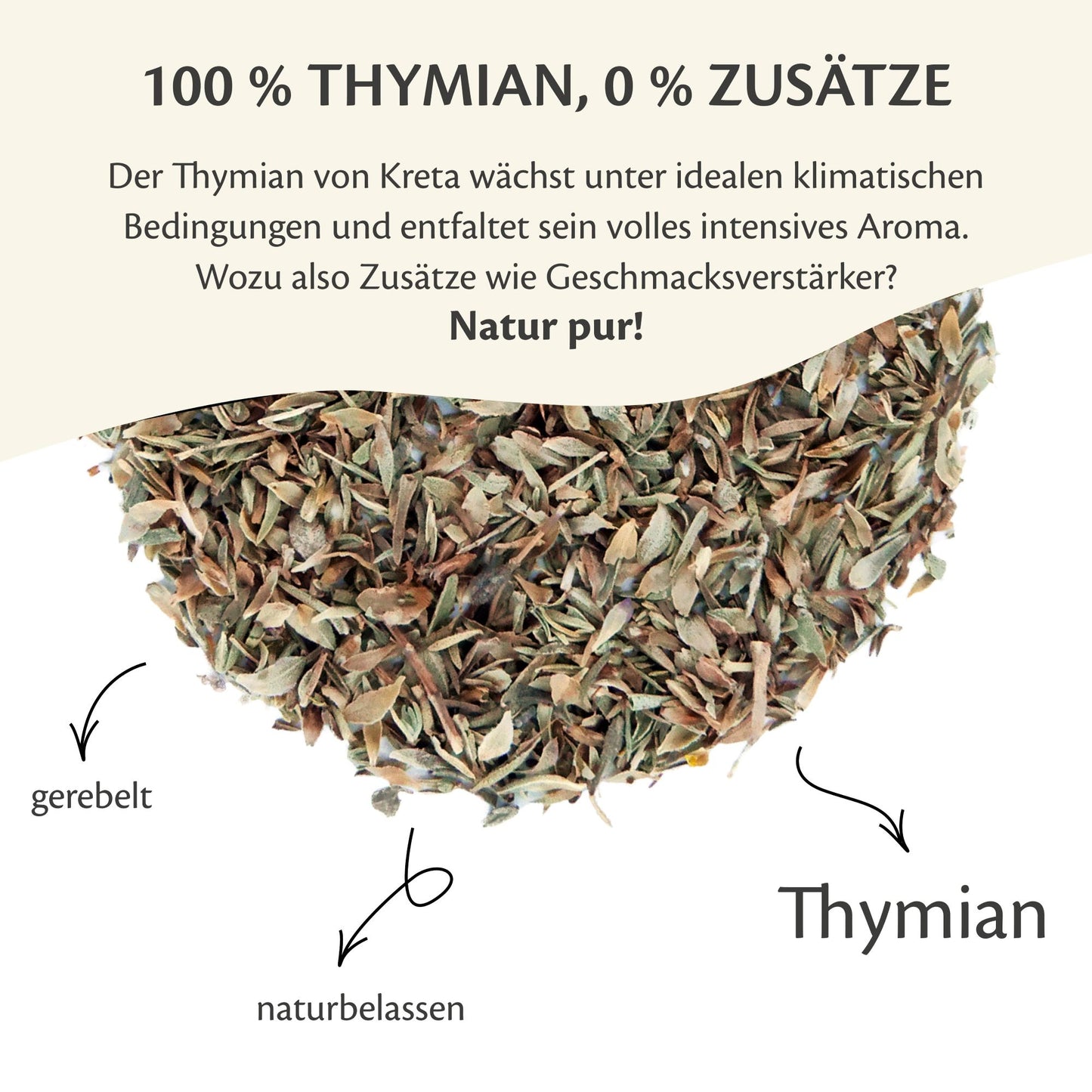 Gewürz griechischer Thymian