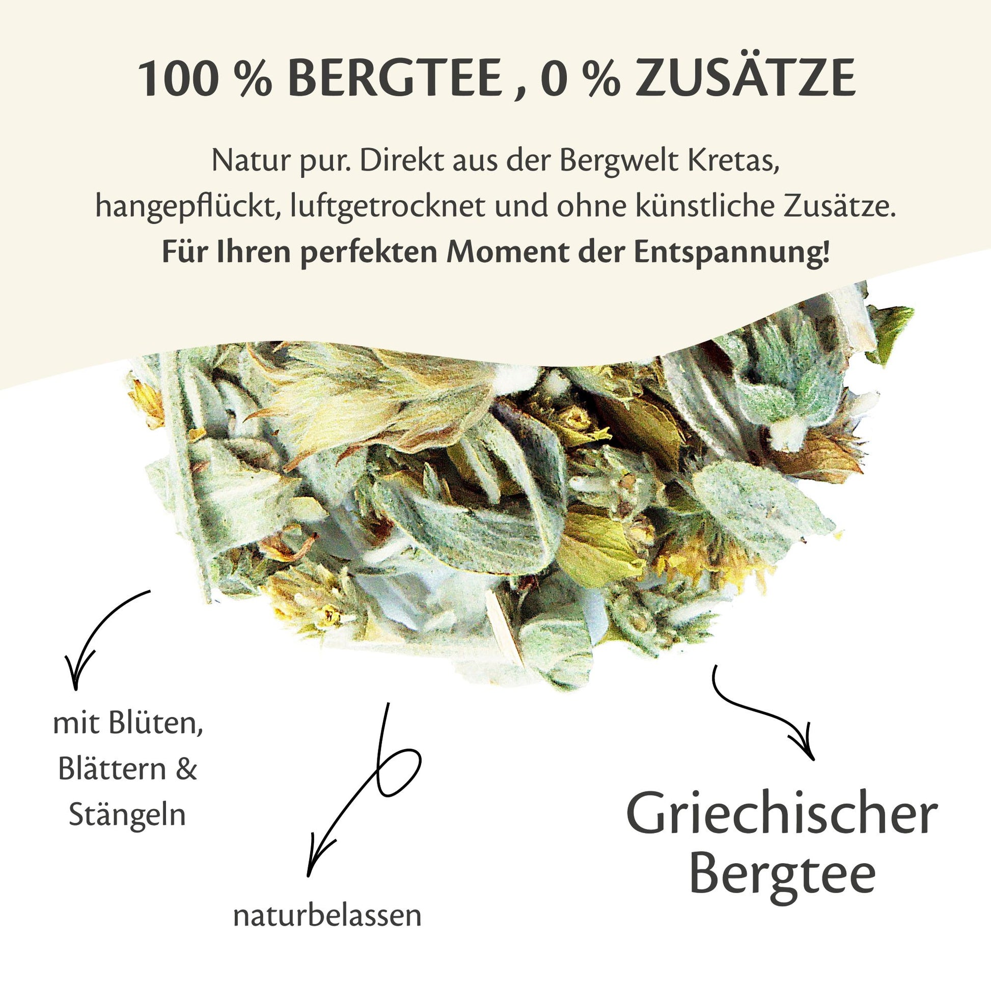 Griechischer Bergtee naturbelassen
