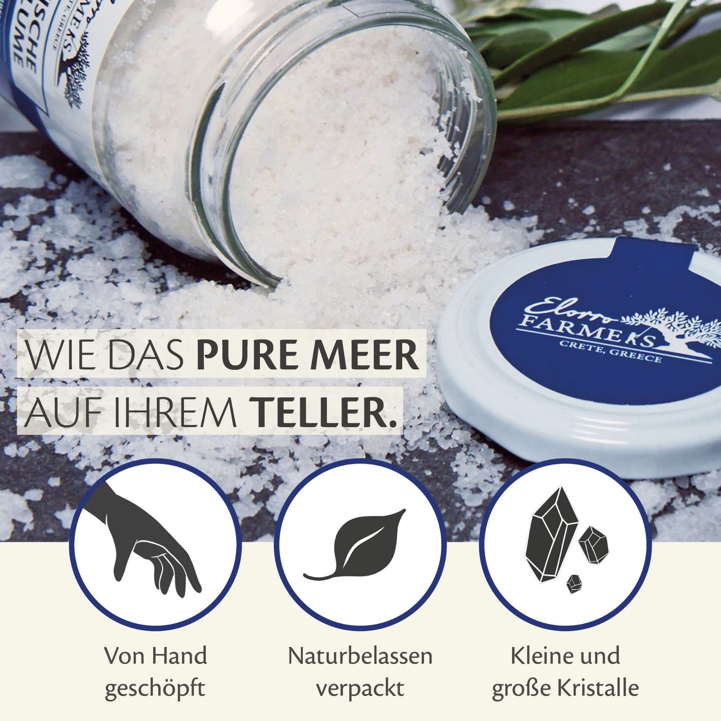 Griechisches Meersalz grob