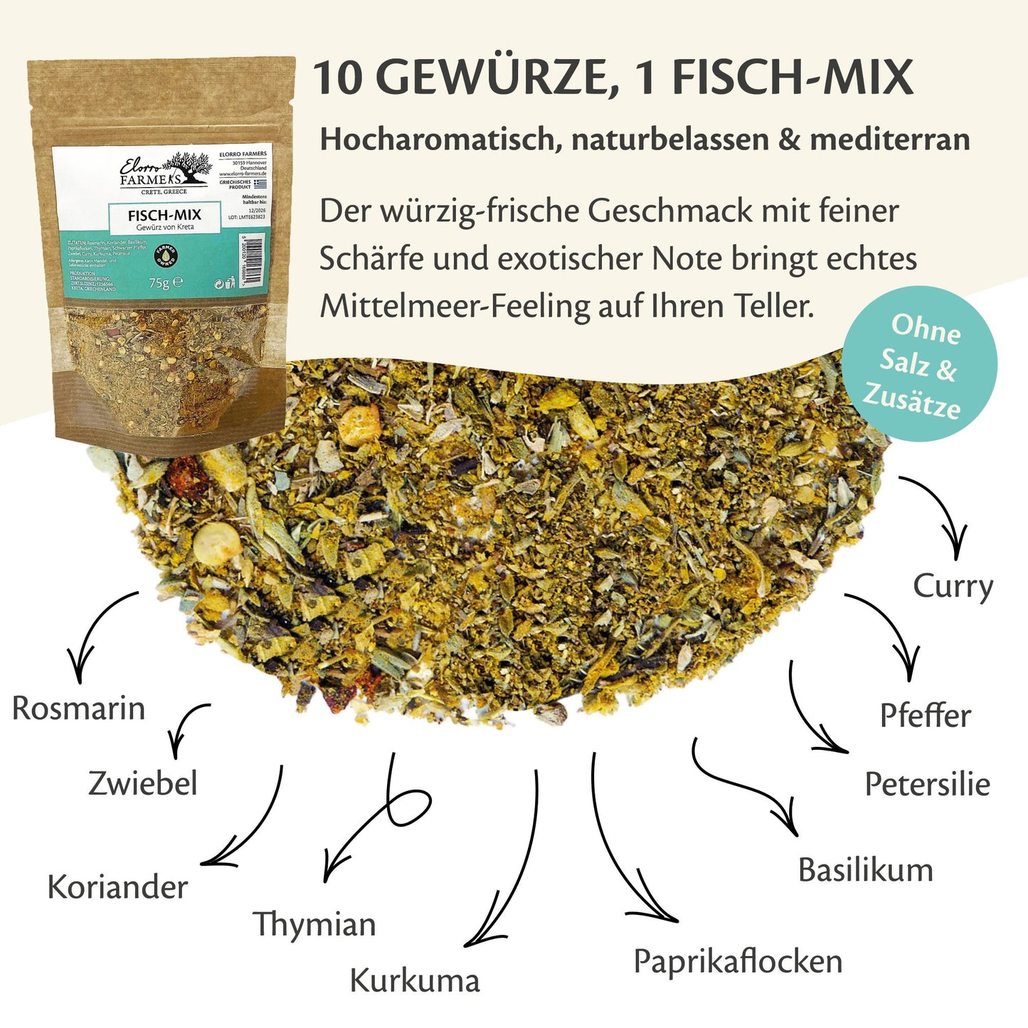 Meeresfrüchte Gewürz