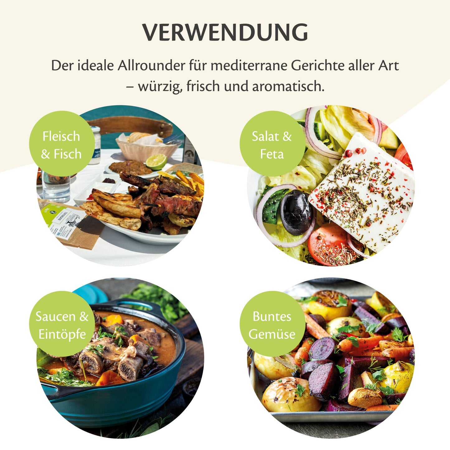 Thymian Gewürz verwenden