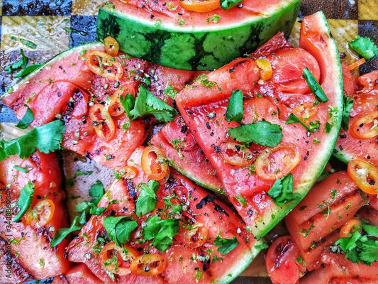 Gegrillte Wassermelone