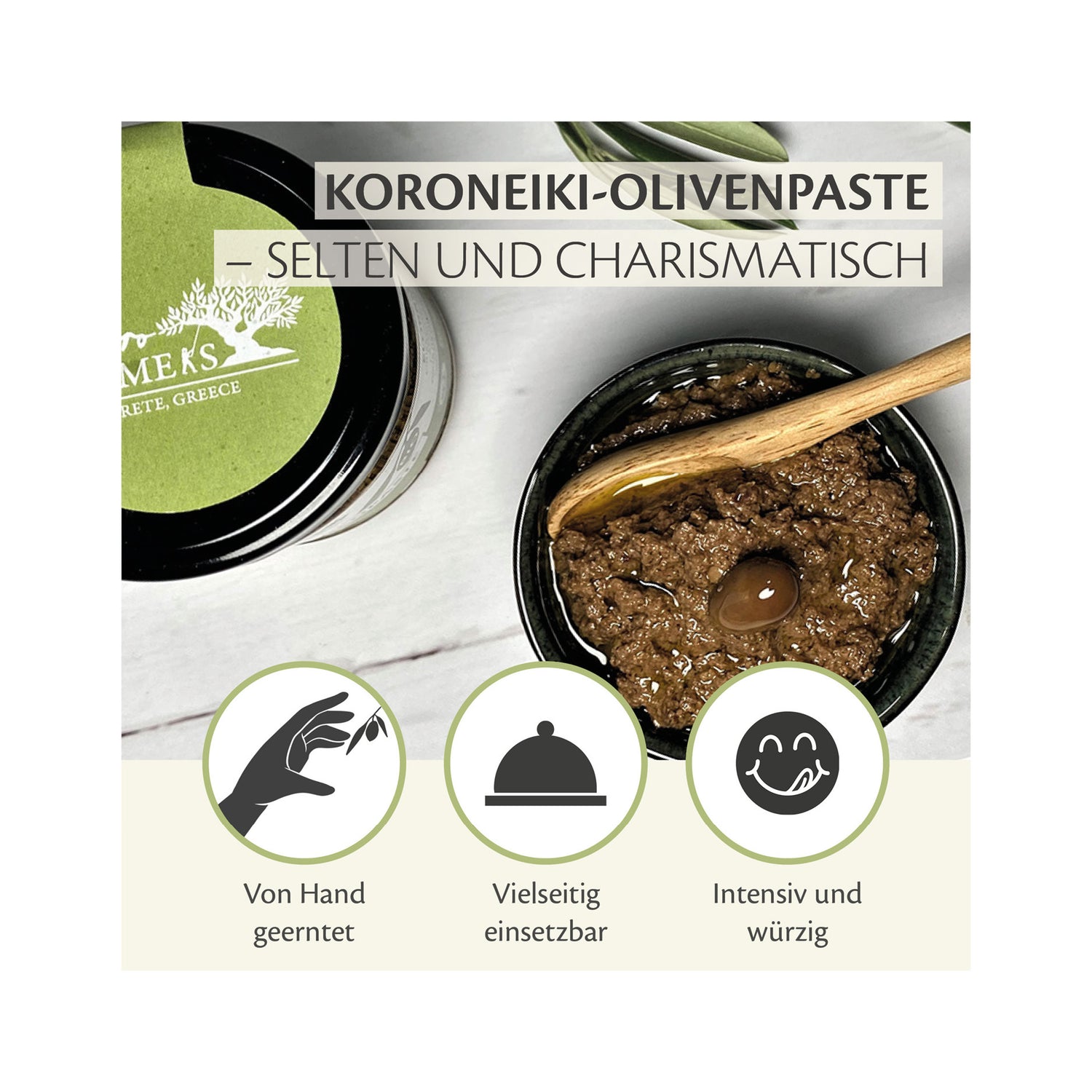 Griechische Olivenpaste