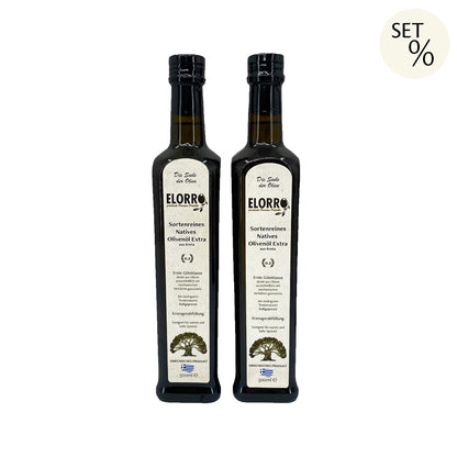 Olivenöl Set 2 Flaschen je 500 ml