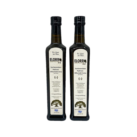 Set Olivenöl Flaschen je 500 ml